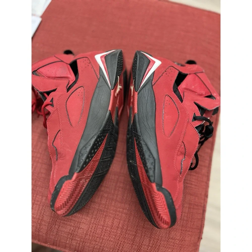 Air Jordan Men's Size 10 True Flight 342964-610 Red Black‎ -040